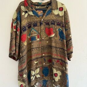 Pussers Island wear Hawaiian shirt floral short sleeve